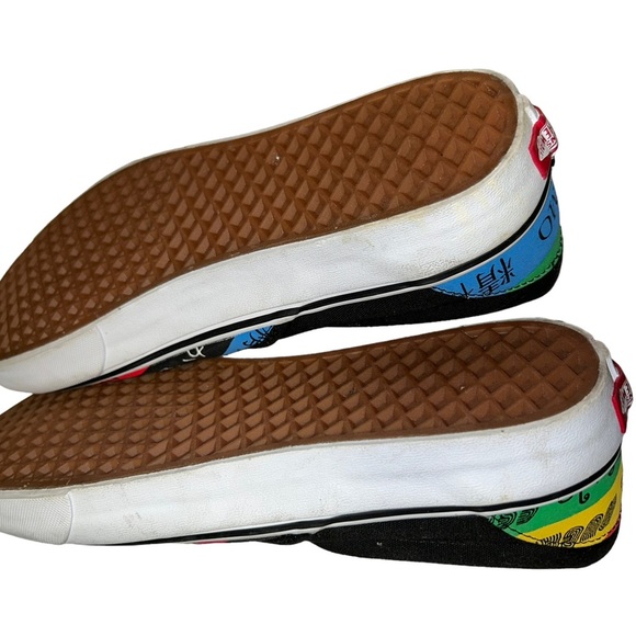 Mens Classic Vans Spirit Multicolor Slip On Sneaker Shoes size 12 - Picture 3 of 5